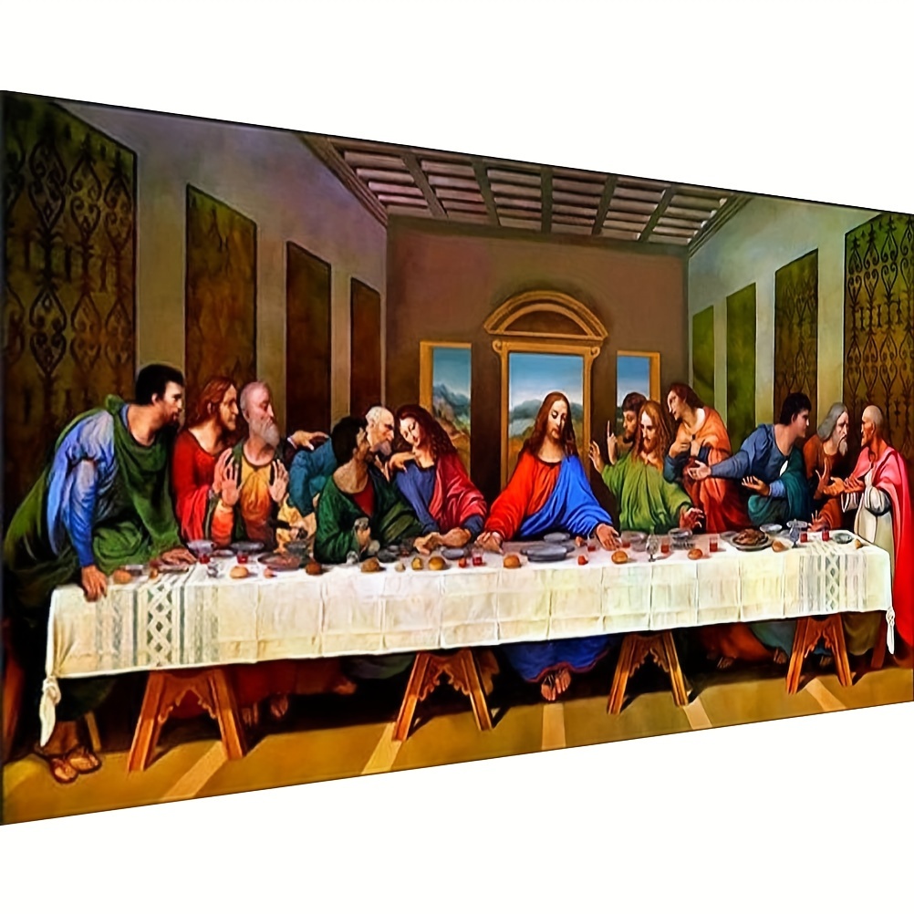 The Last Supper 5D DIY Rhinestone Painting Kit for Adults, Large Size ...
