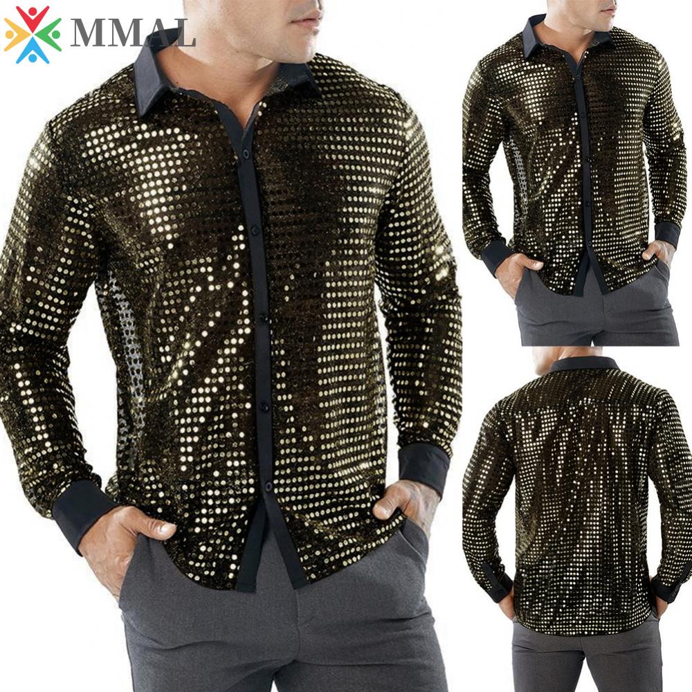 Großhandel Hersteller Male Dance wear Langarm Clubwear Tanz Kostüm Top Shirt Män