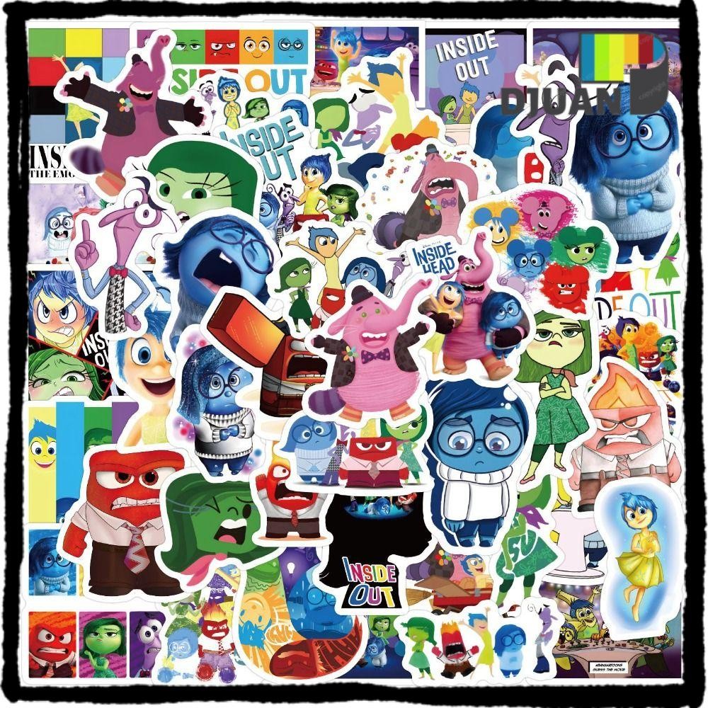 DUOJUAN Inside Out Sticker, PVC Inside Out 2 DIY Sticker, Children Toys ...