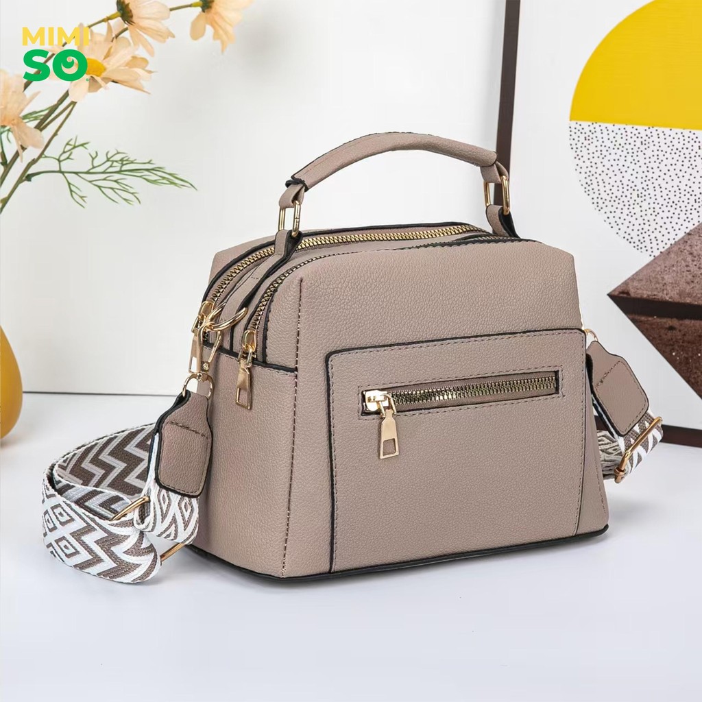 MIMISO Fashion Sling Bag For Women Korean Style Cute Pu Leather ...