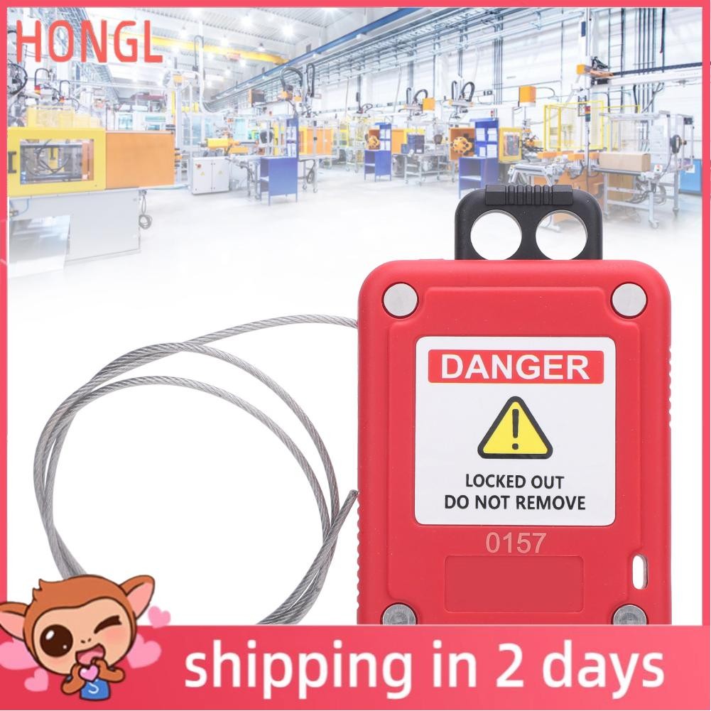 Honglai Lockout Tagout Cable Lock Adjustable Stainless Steel with PVC ...