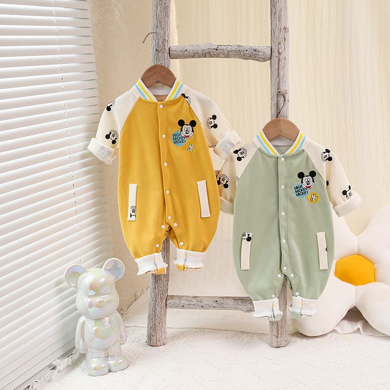 0-2 Year Old Baby Clothes Spring and Autumn New Baby One-piece