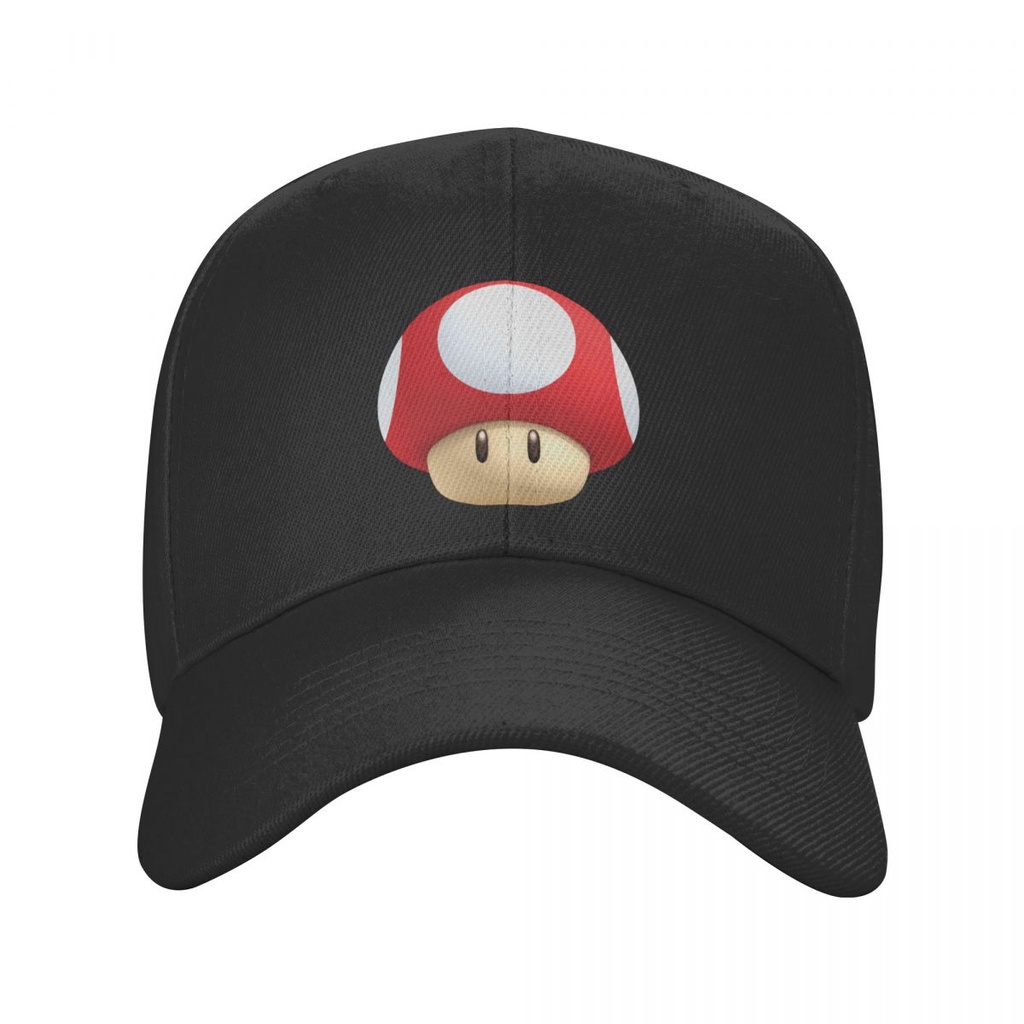 Custom Cartoon Super Mushroom Marios Baseball Cap Outdoor Men Women's ...