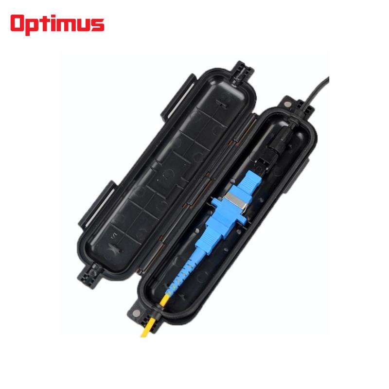 FTTH Fiber Cable Protective Box Waterproof SC Connector Heat Shrink ...