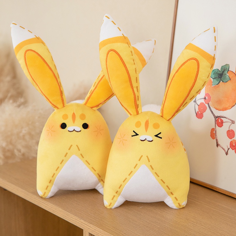 Genshin Impact Plush Toys Cute Yuegui Rabbit Dolls Cosplay Soft Stuffed ...