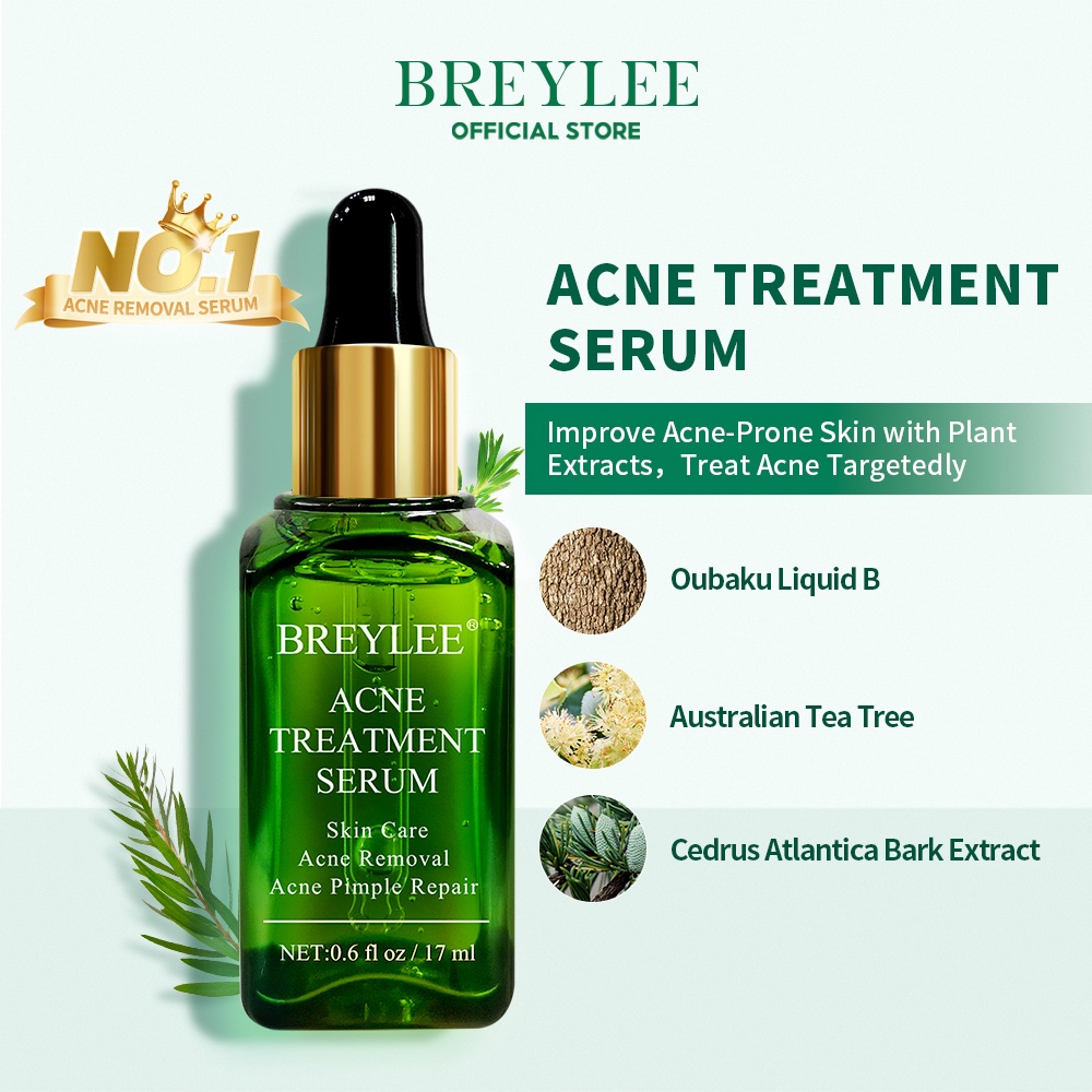 BREYLEE Acne Treatment Serum Facial Essence Skincare Anti Acne Pimple