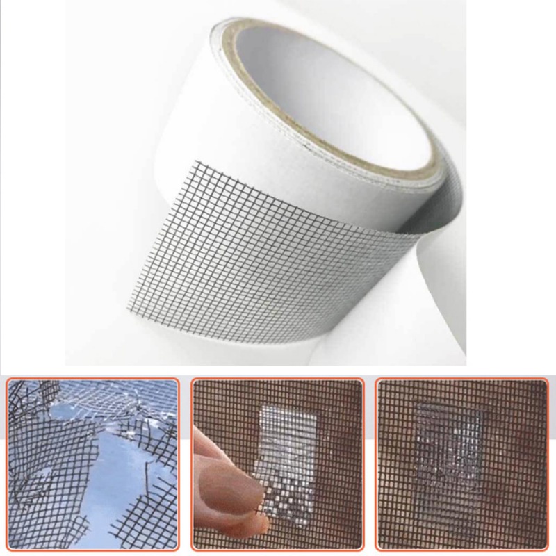 5*200cm Mesh Screen Repair Tape Fiberglass SelfAdhesive Covering up Holes For Window Door Tent