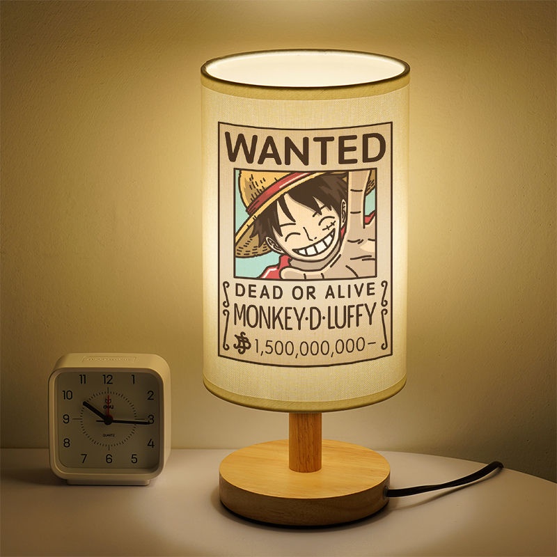 One Piece desk lamp Luffy Zoro LED light student eye protection warm ...