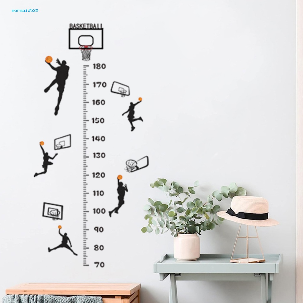 ME.B Growth Height Chart Sticker Wall Sticker Interactive Basketball