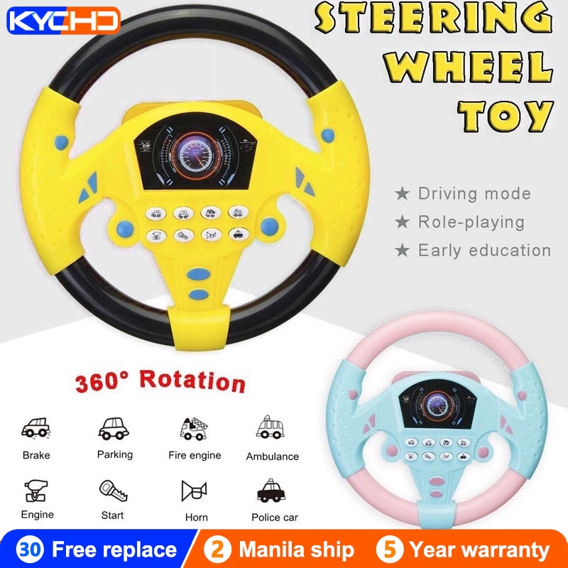 Steering Wheel Toy Manibela Car Ckn Toys Spinner Toy With Sounds Baby ...