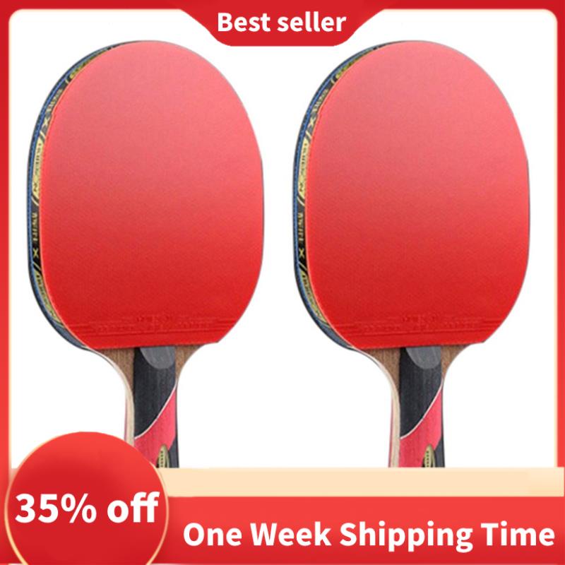 2023 2X Huieson Super Powerful Ping Pong Racket Bat,6 Star Table Tennis ...