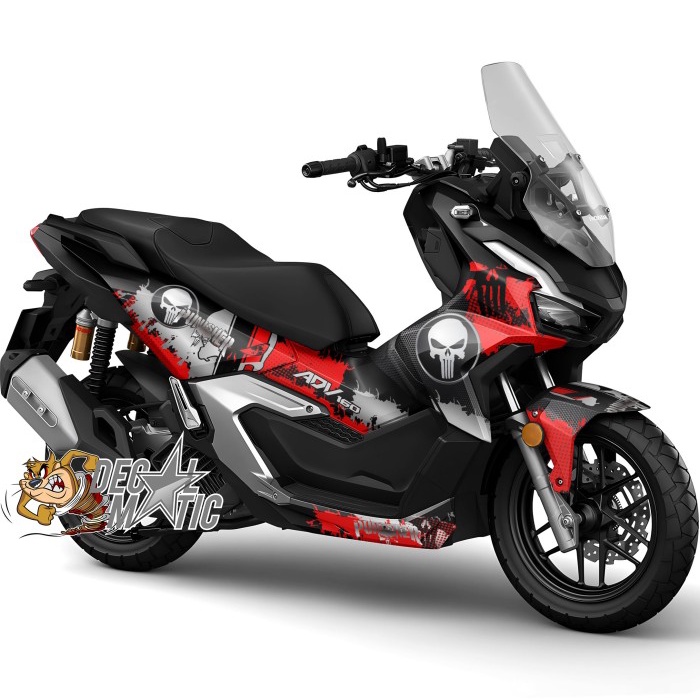 Honda ADV 150 ADV 160 Full Body Decal Sticker - Punisher | Shopee ...
