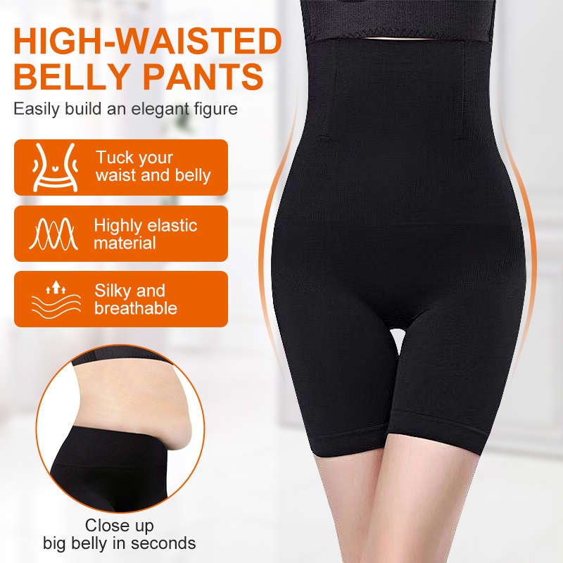 ♟plus Size Women Body Shaper Girdle High Waist Abdomen Shapewear Tummy Control Shopee Philippines