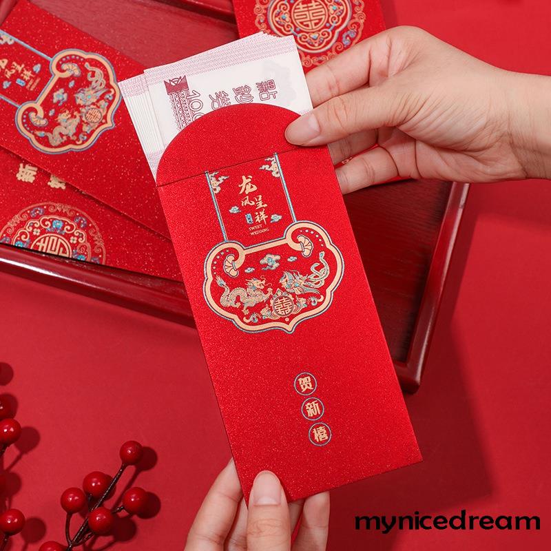 Wedding Angpao Money Envelopes Red Envelope Mini Angpau Packet 2024 