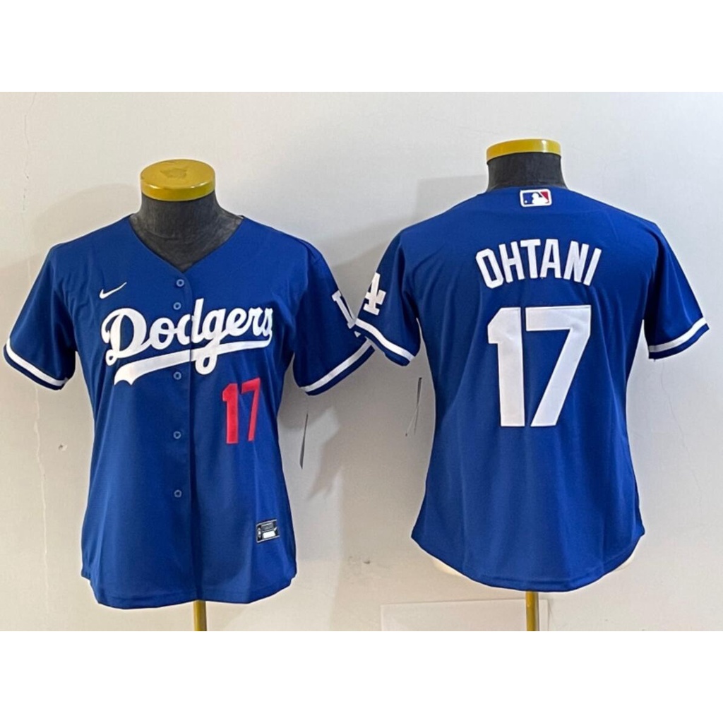 Mlb Woman Los Angeles Dodgers 17 Shohei Ohtani Baseball Jersey White