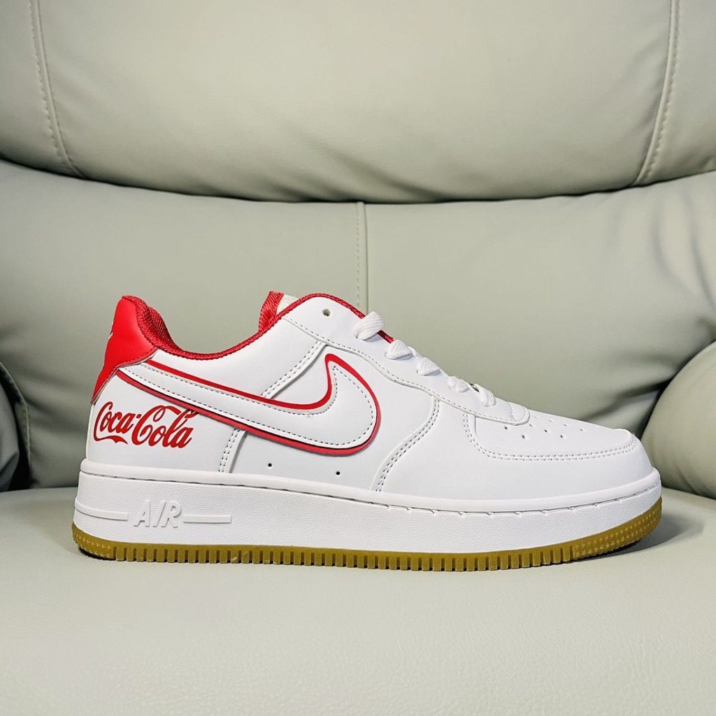 A AF1 latest style Air Force No. 1 Coca-Cola sneakers co-branded shoes ...