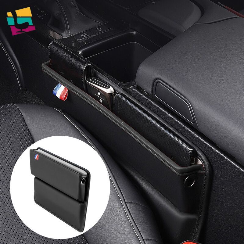 Multi functional Car Seat Gap Filler Phone Holder Interior Crevice Storage Box Car Seat Middle Filler Organizer Pocket Shopee Philippines