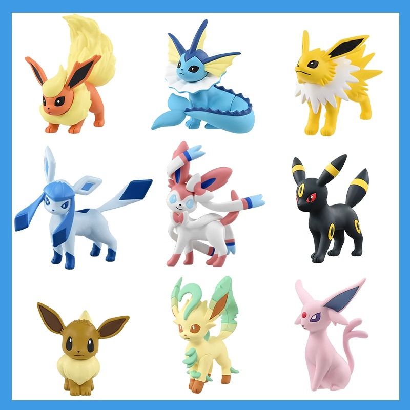 Tomy Pokemon Figure Umbreon Sylveon Vaporeon Flareon Leafeon Espeon