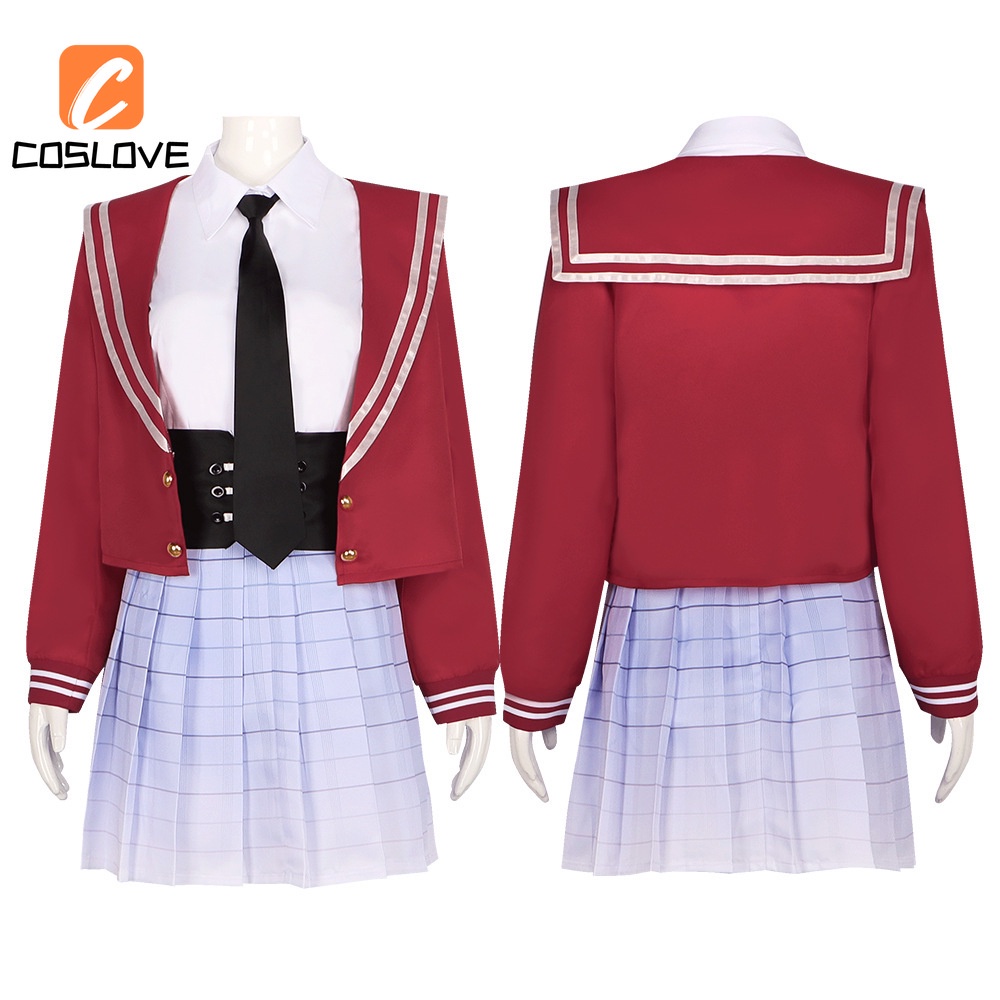 Anime Zombie Land Saga Minamoto Sakura Cosplay Full Set Costume Daily ...