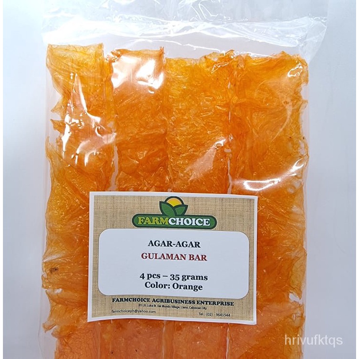 ♞Agar Agar Bar / Gulaman Bar - 4 pcs color Orangeseeds WYF5 | Shopee ...