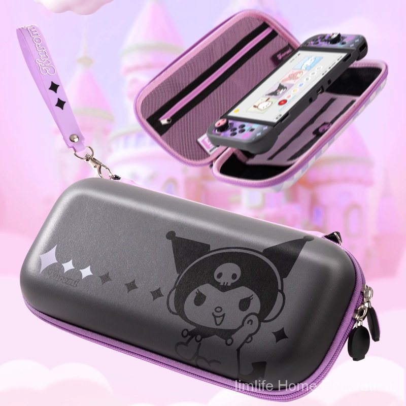 Geekshare Sanrio Kuromi Themed Large Capacity Carrying Case for ...