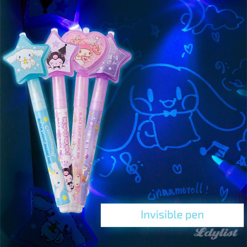 2/3pcs/set Sanrio Invisible Light Illumination Marker Kawaii Kuromi My ...