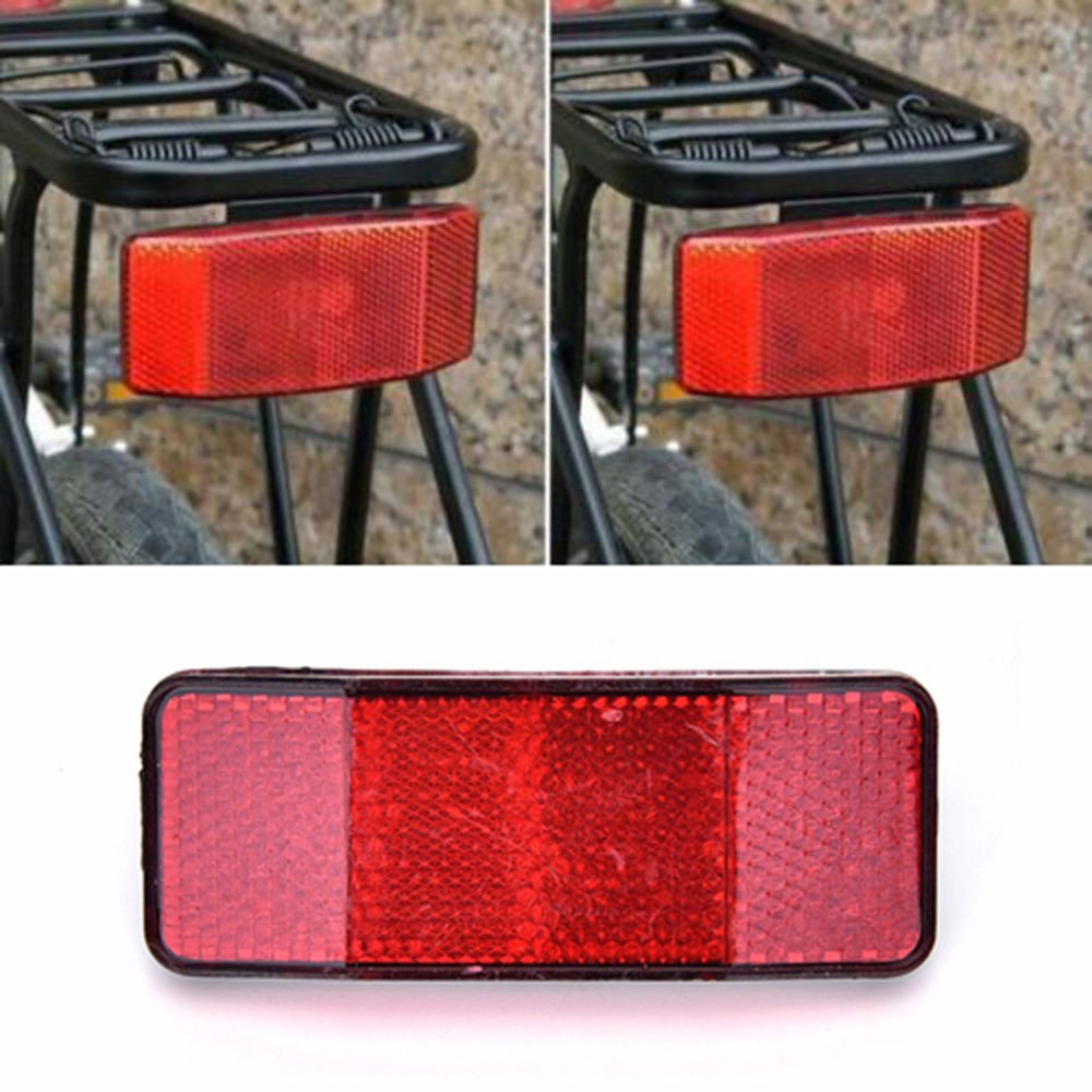 Bike Rear Rack Reflector Cycling Night Safety Caution Warning Tail Light Reflector Shopee Philippines