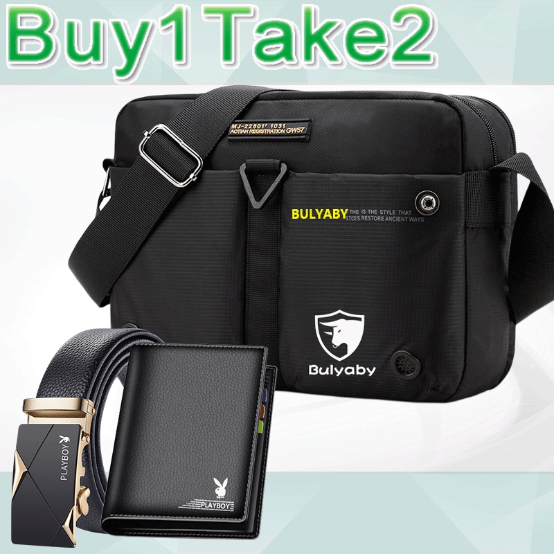 Men's Canvas Shoulder Bag Casual Backpack Street Sports Messenger Bag