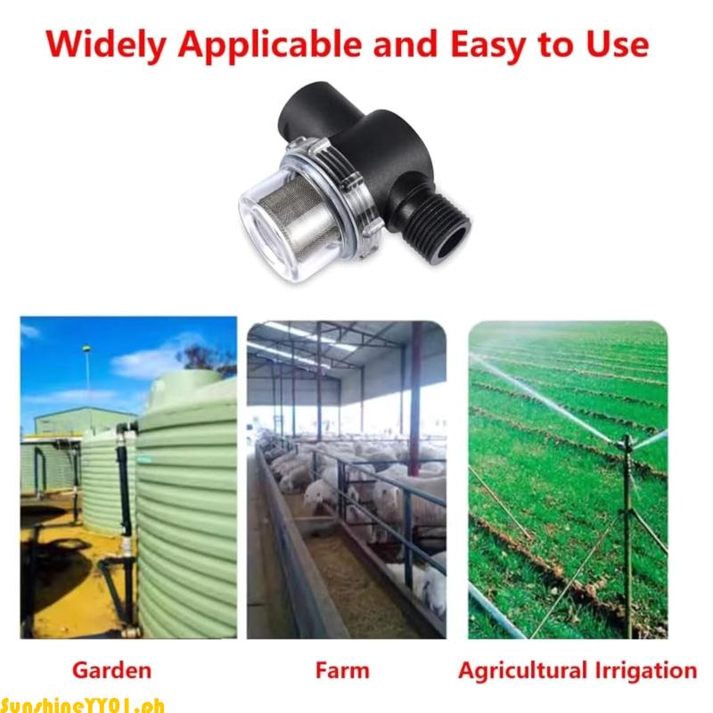 SUN Water Pump Strainer Filter TwistOn Pipe Strainer 50 Mesh Stainless Steel Filter Screen RVs