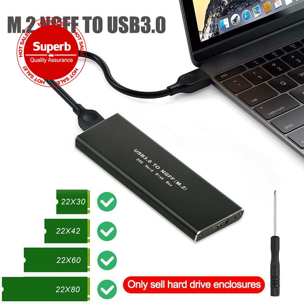 M.2 SATA SSD to USB 3.0 External SSD Reader Converter Adapter St P8J7