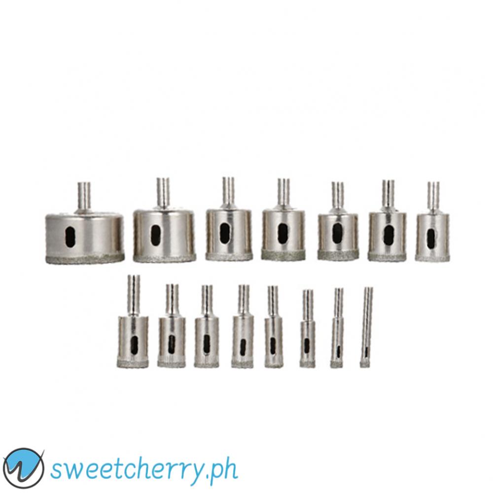 Diamond Drill Bit 15pcs/set 630mm Floor Tiles For Glass Ceramic