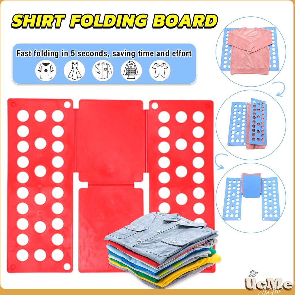 Kid And Adults Shirt Folder Tshirt Folding Board (Blue,Black)