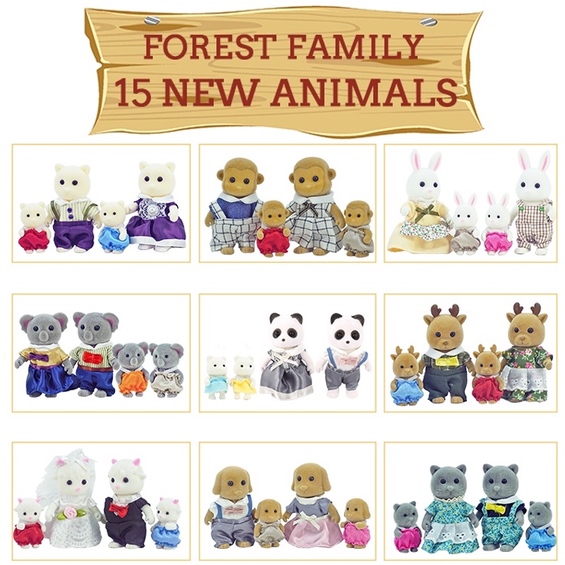 Sylvanian families list of hot sale animals