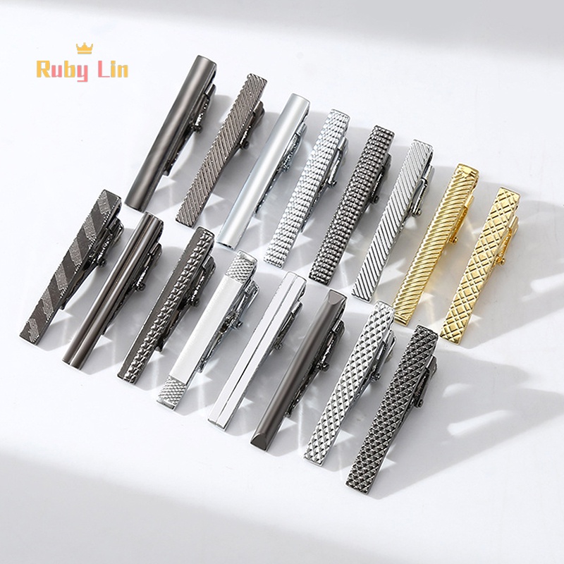 Ruby Lin Fashion Simple Metal Tie Clip For Men Wedding Necktie Tie