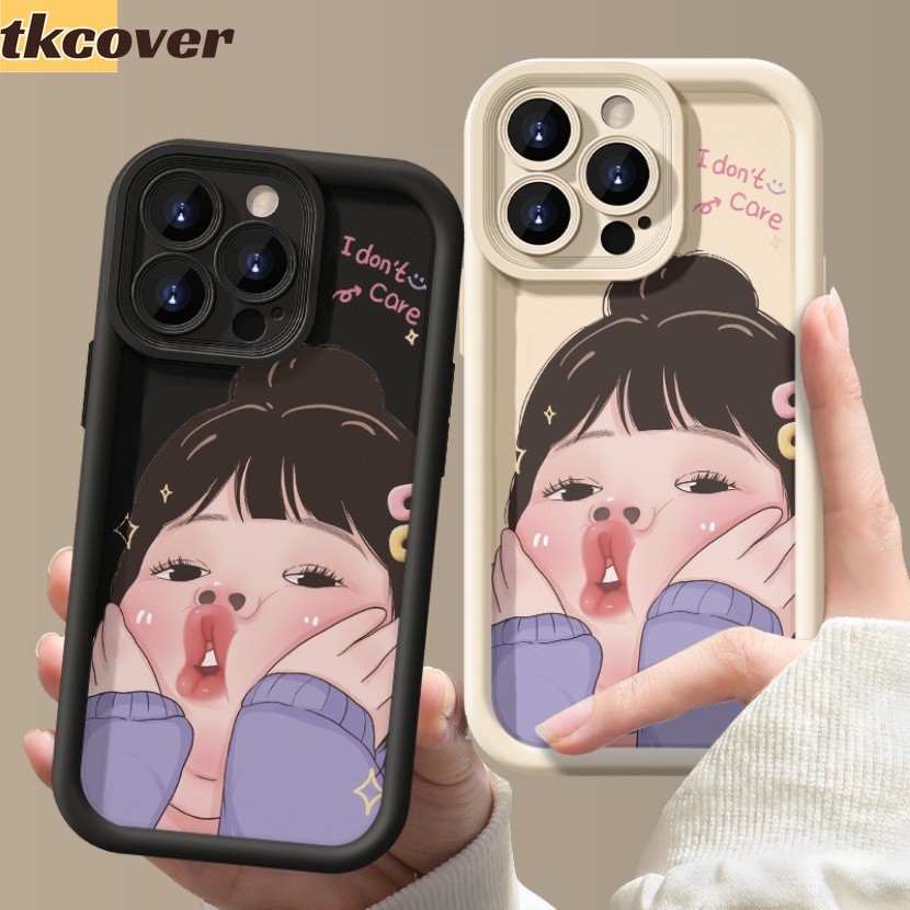 Funny Cartoon Girl Shockproof Soft Case For Honor 90 70 50 9X Pro 90 20  Lite Magic Pro 10i 20i Cute Matte Angel Eyes Camera Protect cover