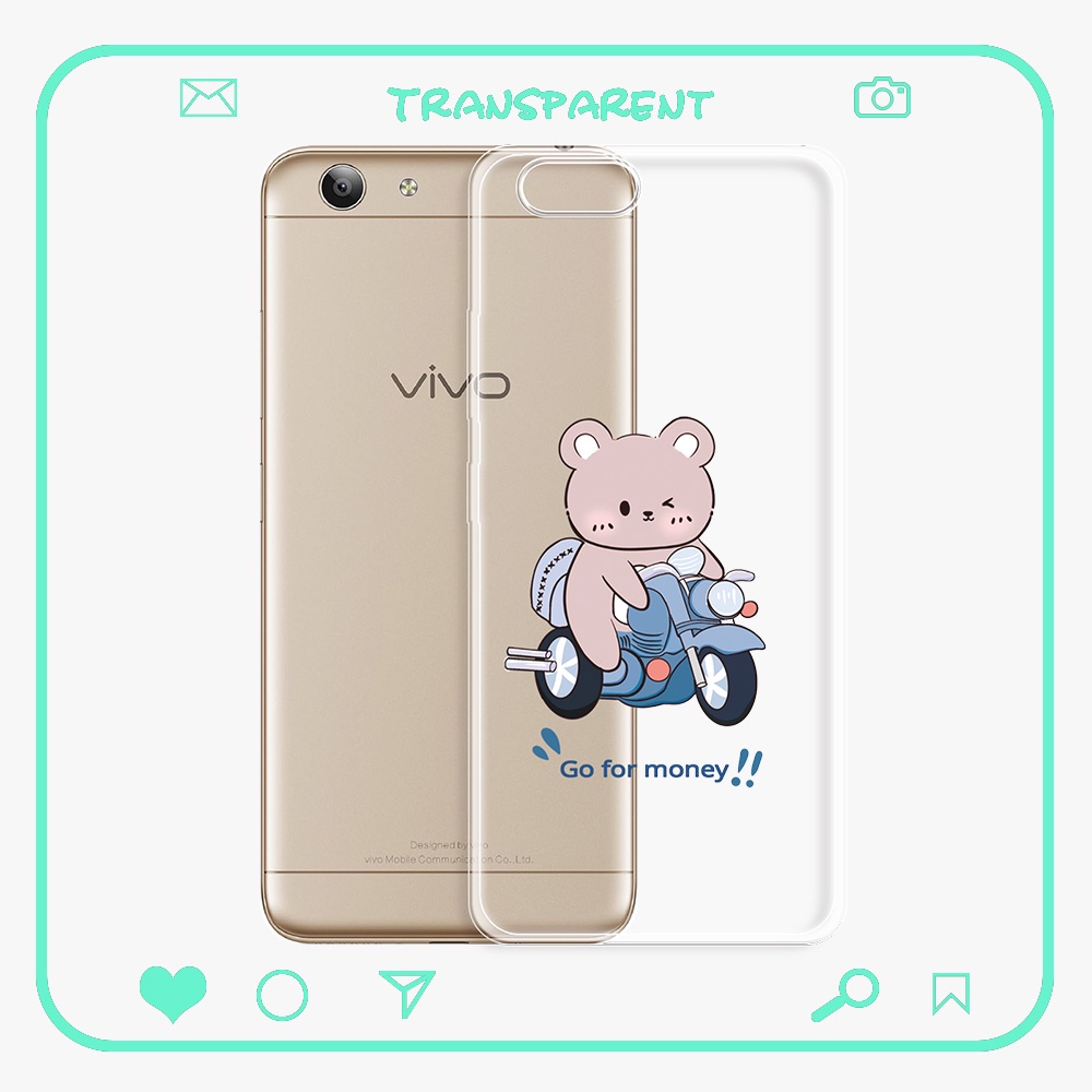 Transparent Vivo Y53 Back Panel For VIVO Y53 Vivo Y53i 1606