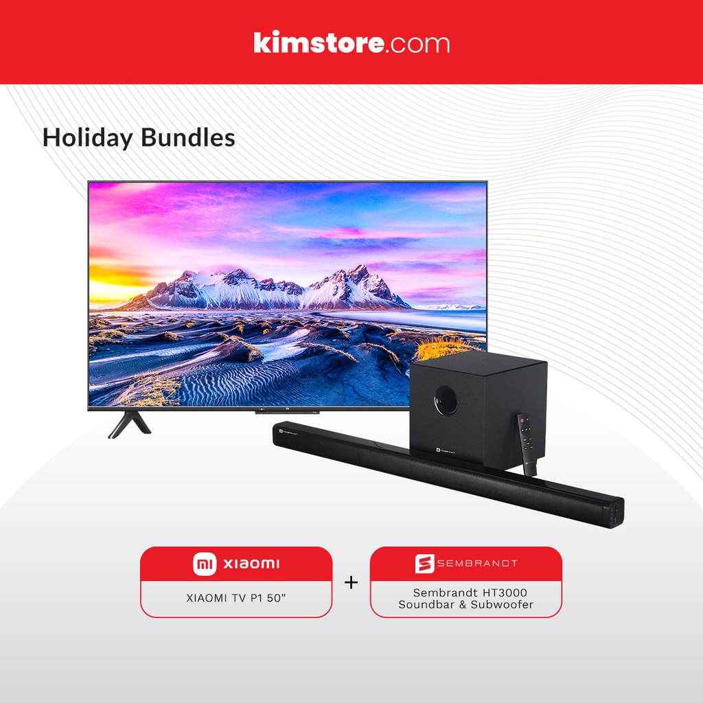 Holiday Bundle: Xiaomi TV P1 50