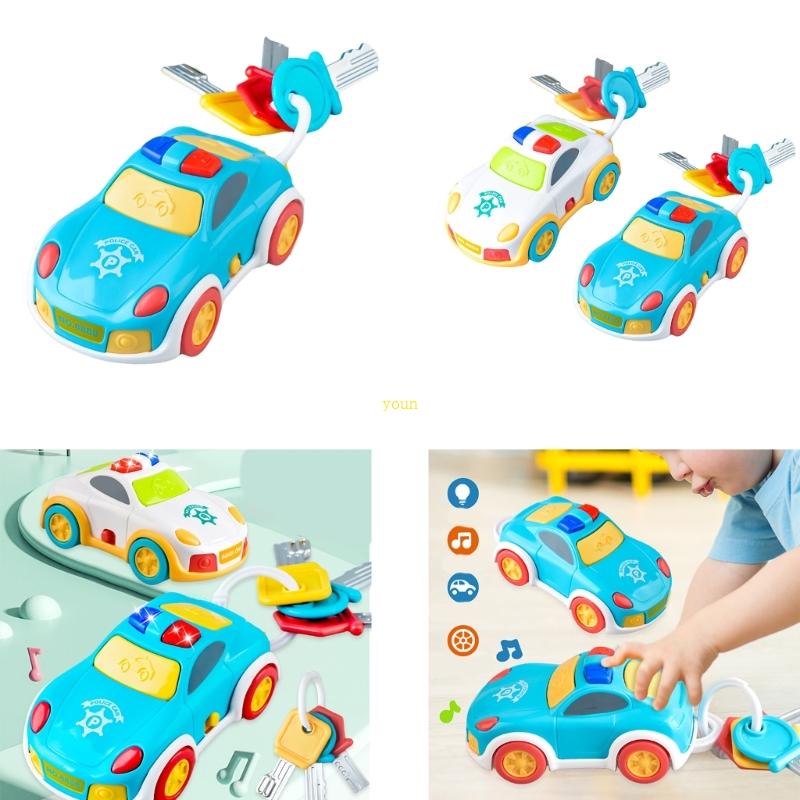 youn Electronic Simulation Car Key Toy Cartoon Simulation Car Toy Kids ...