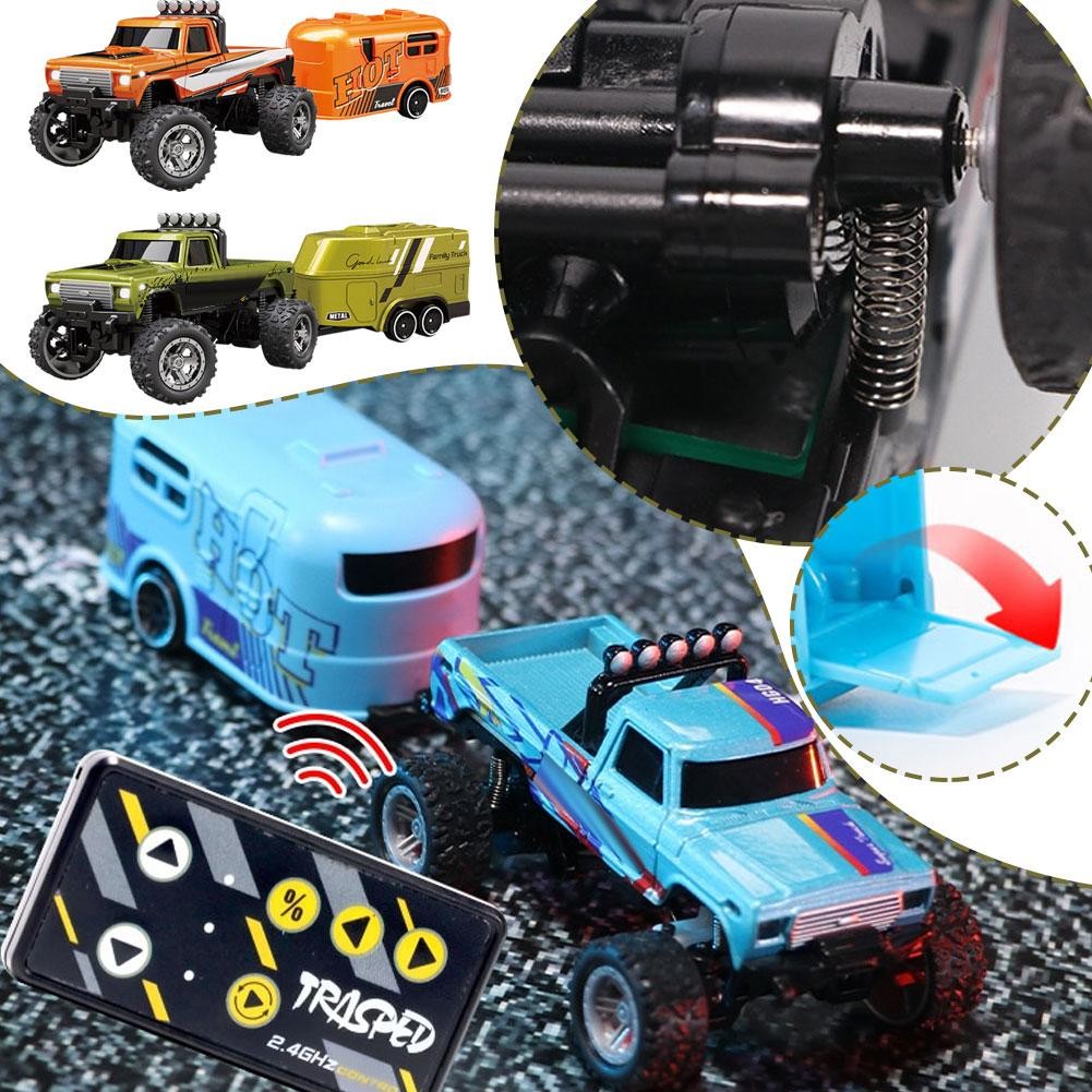 2.4GHz Remote Control Mini Alloy Monster Truck Mini Remote Control ...