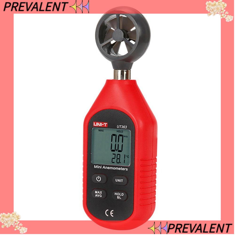 PREVA Handheld Anemometer, with Backlight LCD Display MAX/MIN/AVG Air