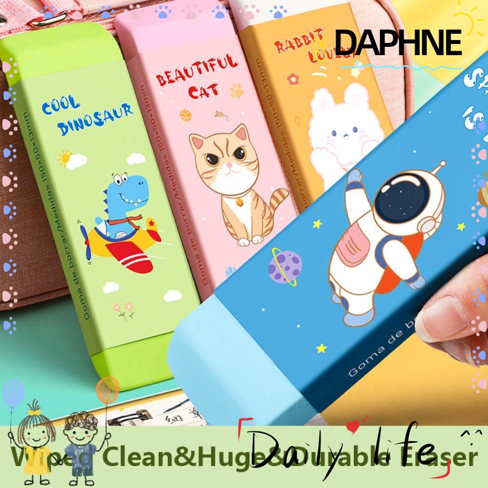 DAPHNE Huge Eraser, Super Large Block Learning Giant Eraser, Cartoon Without Leaving Marks