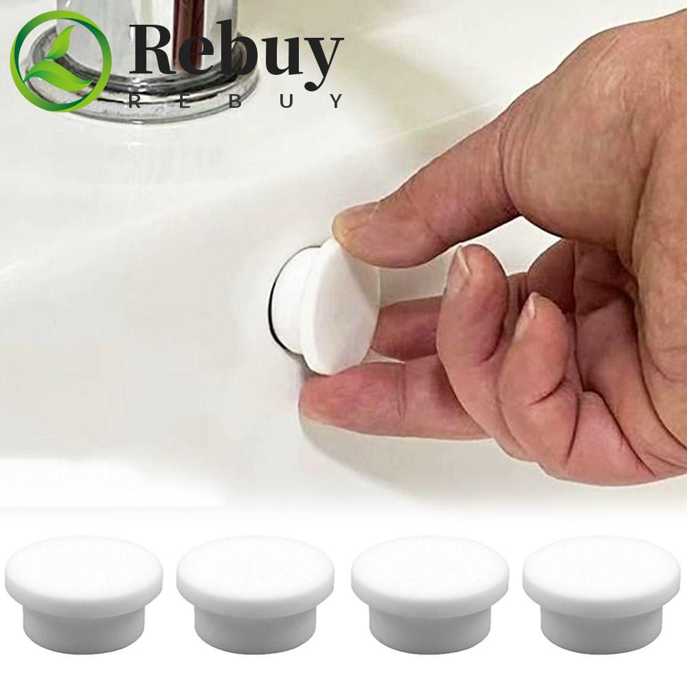 REBUY 10pcs Wash Basin Overflow Ring, Drain Seal Sink Hole Overflow