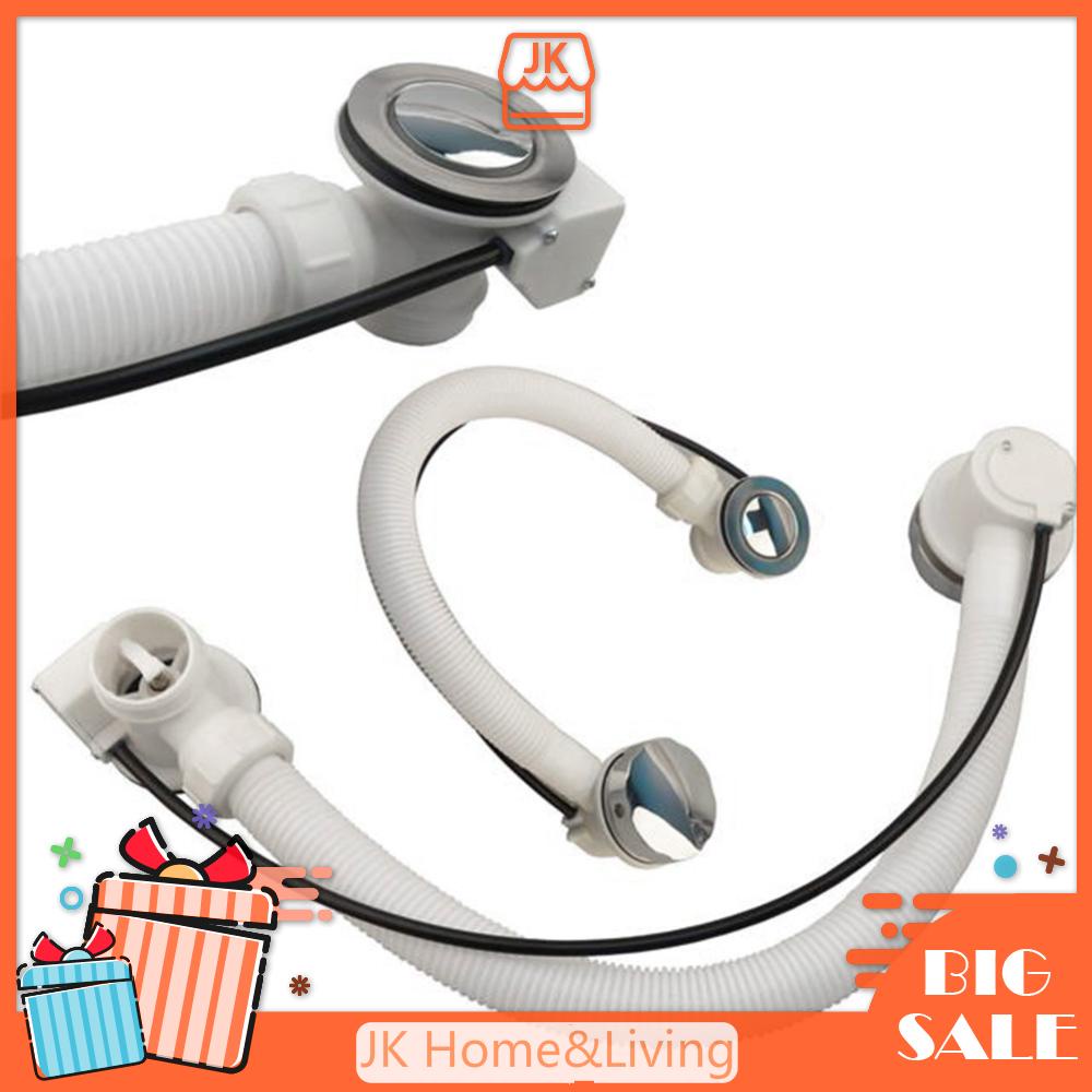 Bathtub Sink Pop up Bath Waste Drain Plug Pipe Tube Filler Bathroom Brass Kit【MUS】 Shopee