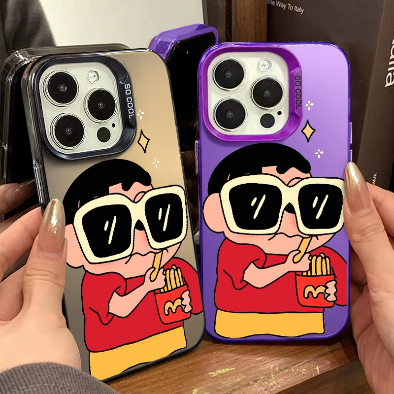 Cute French Fries Kids Metal Buttons Phone Case Compatible for IPhone ...