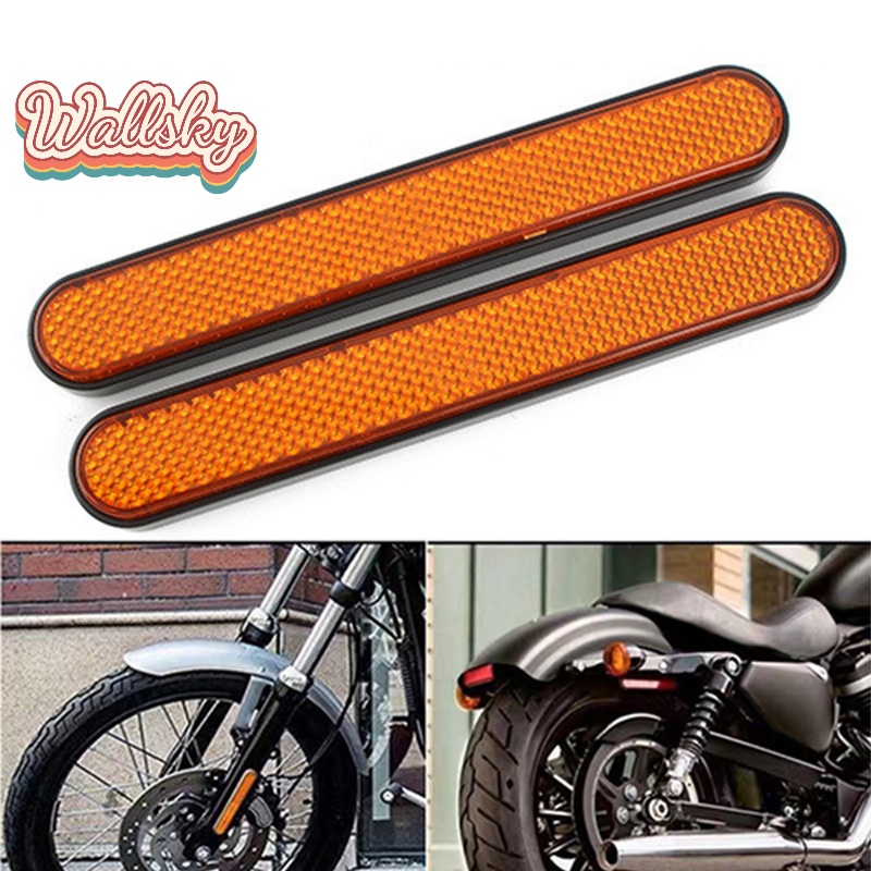 Wallsky> Motorcycle Front Fork Reflector Sticker Lower Legs Slider