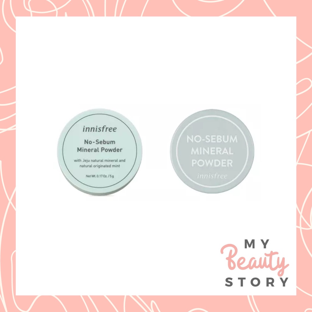 Original Innisfree NoSebum Mineral Powder 5g Korea Innisfree Powder