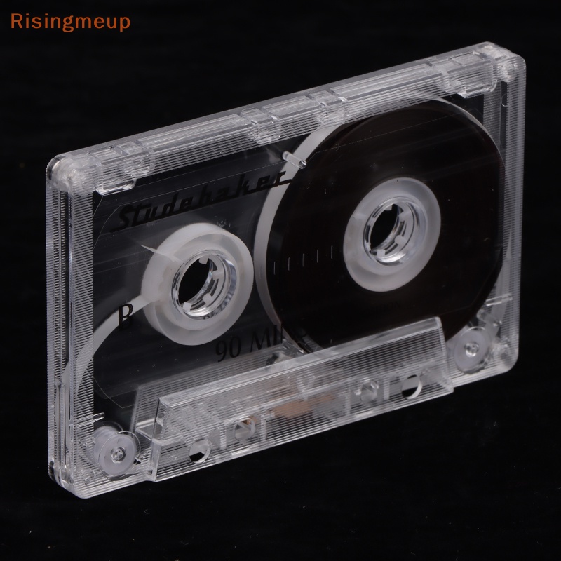 Risingmeup] Blank Transparent Tape Homemade Metal Reel To Reel