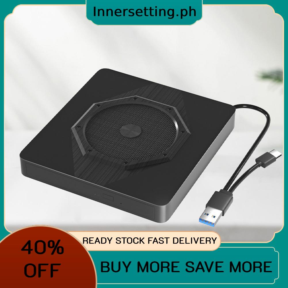 DVD CD Player USB 3.0 TypeC Optical Drive Readers Plug and Play Mobile