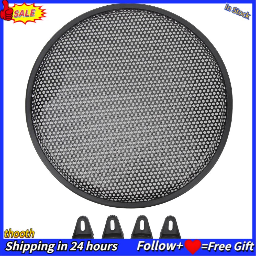 Thooth 12 Inch Speaker Grill Deflector Cover Circular Iron Subwoofer