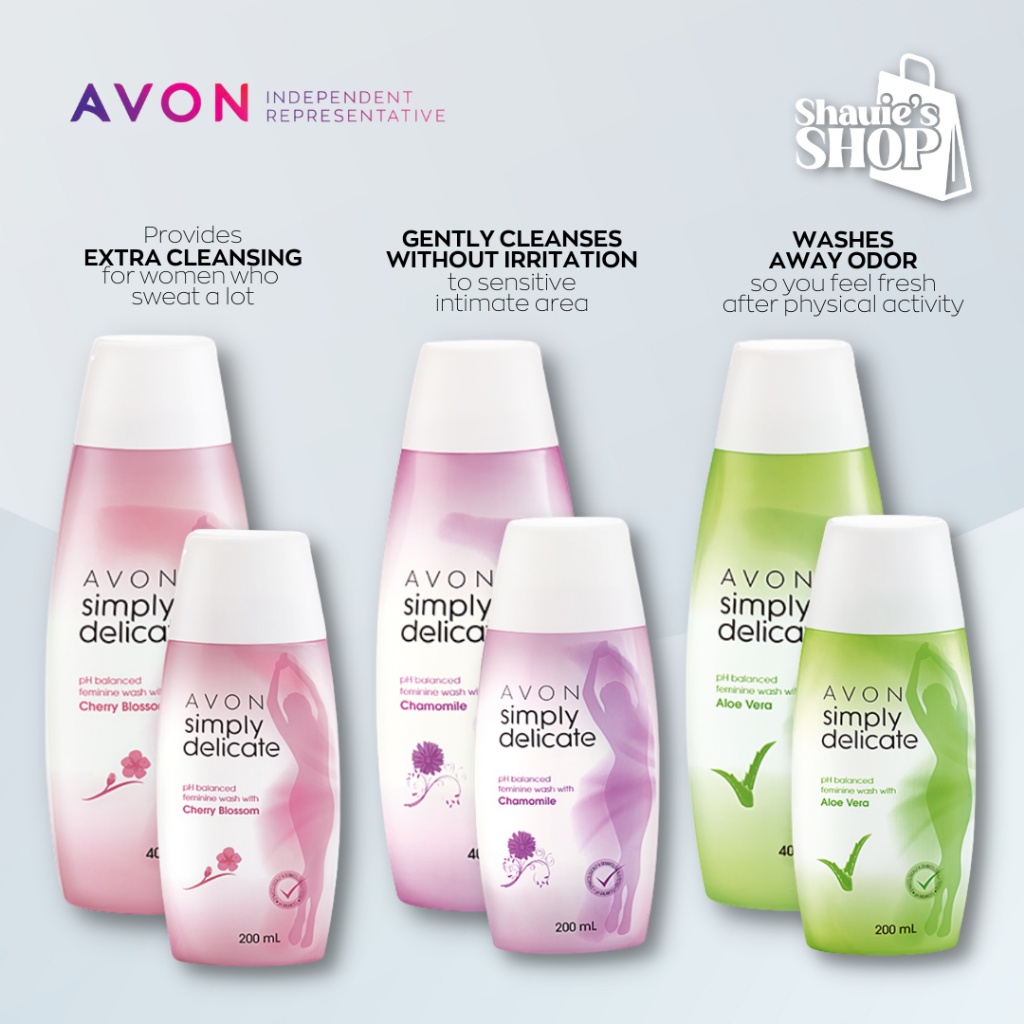 AVON Simply Delicate pH-Balanced Feminine Washes by Awesome | Shopee ...